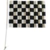 Black and White Checkered Car Flag