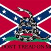 Don't Tread On Me Rebel Flag, Gadsden Flag, Confederate Flag, Snake Flag, Rebel Snake Flag, Don't Tread On Me Flag, Confederate Flag with Snake