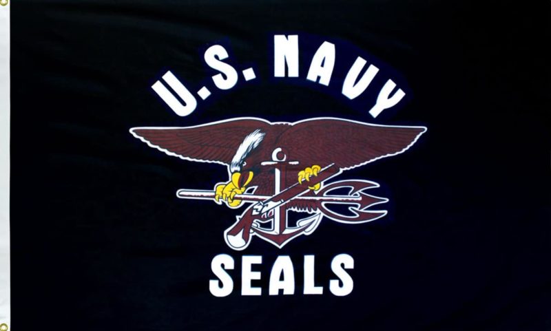 Navy Seals Flag, Military Flags, Navy Flags, US Navy Seals Flag